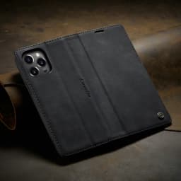 Retro Phone Case Flip Luxury Leather Cover for iPhone 16 pro max 15 14 13 12 11 mini 7 8 plus xs max xr Magnetic back Cover