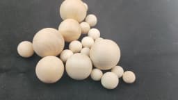 8~40mm Natural Ball Round Spacer Wood Beads Eco-Friendly Wooden Beads for Jewelry making bracelet making Crafts DIY No Hole