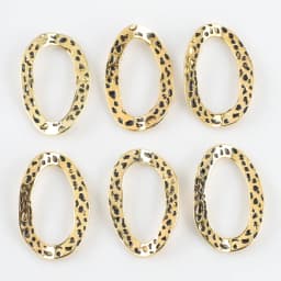 10Pcs/Lot Zinc Alloy Metal Charm Hollow Oval Pendants Jewelry Supplies For DIY Making Hoop Earrings Necklace Accessories