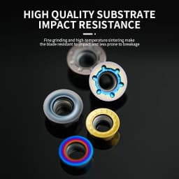 Indexable Carbide Inserts RPMT RPMW Turning Inserts RPGT Milling Inserts 0702 08T2 1003 1204 1605 CNC Lathe Milling Machine Tool