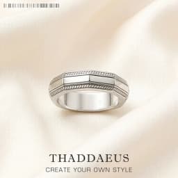 Angular Band Ring Nine-cornered Shape,Ethnic Fine Jewerly For Women Men Autumn Gift In 925 Sterling Silver