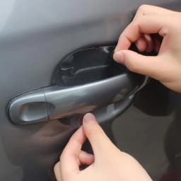 4Pcs Car Door Handle Stickers Anti Scratch Film Universal Carbon Fiber Protector For Opel Kia Fiat Ford VW Hyundai Auto Styling