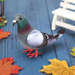 Simulation Foam Pigeon Model Fake Artificial Imitation Bird Animal Home Garden Ornament Miniature Decoration