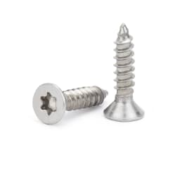 5/50pc M2 M2.3 M2.6 M3 M3.5 M4 M5 M6 304 A2 Stainless Steel Six Lobe Torx Flat Countersunk Head Security Self-tapping Wood Screw