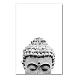 Sakyamuni Buddha Statue Qoutes Wall Art Canvas Painting Black White Nordic Posters And Prints Wall Pictures For Living Room