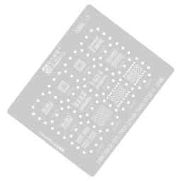 AMAOE EMMC3 BGA Reballing Stencil for Android Nand Flash EMMC EMCP UFS LPDDR PCIE 153 162 169 200 221 254 60 70 186 200 Tin Net