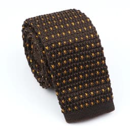 New Fashion Men's Knitted Tie Print Floral Flower Skinny Narrow Slim Knit Warm Neck For Men Woven Designer Daily Wear Cravat