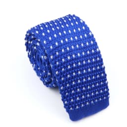 New Fashion Men's Knitted Tie Print Floral Flower Skinny Narrow Slim Knit Warm Neck For Men Woven Designer Daily Wear Cravat