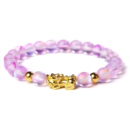 Fengshui Pixiu Bracelet Natural Obsidian Stone Beads Bracelets For Women Men Wealth Good Luck Buddha Unisex Wristband Jewelry