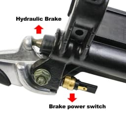 Motorcycle Rear Brake Clutch Master Cylinder Reservoir Left and Right Levers for Yamaha YQ50 Aerox MBK Nitro 1997-2013