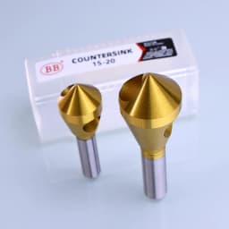 BB Deburring Chamfering Cutter Countersink Drill Bits Titanium Coated Smooth Hole Metal 90 Degree 1PCS