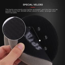 SPTA 5 inch 6 inch Backing Plate Hook and Loop with Heat Emission Holes for Dual Action DA Polisher 125mm 150mm