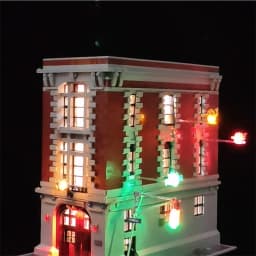 Led Light Set for 75827 Building Blocks City Street Ghostbusters Firehouse Headquarters( Not Include the Building Blocks Model )