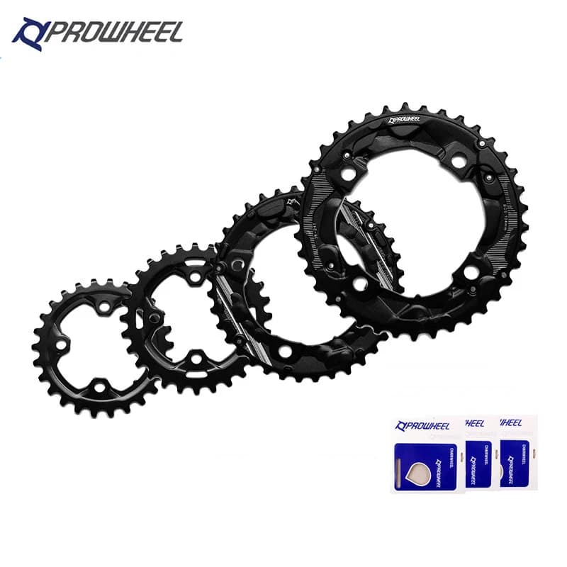PROWHEEL MTB Sprocket 104/64BCD Double Sprockets 26T 28T 36T 38T Mountain Bike Chainring 10S/11S Compatible MTB Crankset