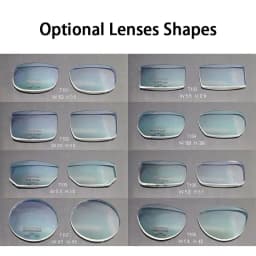 New 2022 Rimless Glasses Frame with Recipe Customized Lenses Shapes Flexible Temple Legs Prescription Eyeglasses for Men Women