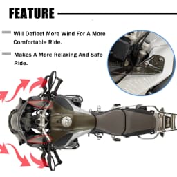 Side Windshield Windscreen Panel Wind Deflector For BMW GS R1200 1250 Adventure R1200GS R1250GS ADV LC 2023 R1250GSA Windshield
