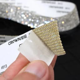 1 Yard Self Adhesive AB Crystal Rhinestone Sticker Diamond Ribbon Sticker Colorful Rhinestones for Art Craft DIY Car Phone Decor