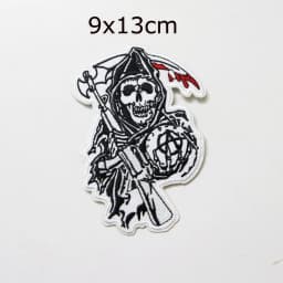 Motorcycle Sons of Bandidos patches badge for Ride Fast Bikfer for life Old school Badges Sticker of Ride to Live Skull Patches