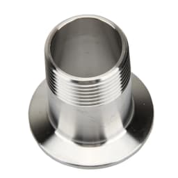 304 Stainless Sanitary Male Thread Pipe Adapter Coupler 3/8' 1/2' 3/4' 1' BSP 1.5' 2' Tri Clamp Ferrule 50.5mm Household