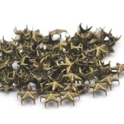 100Pcs Star Punk Nailhead Rivets Spikes Leathercraft Shoes Bags Decoration Clothing Handbag Craft DIY Decor Accessories