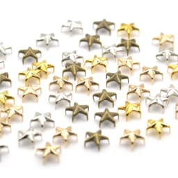 100Pcs Star Punk Nailhead Rivets Spikes Leathercraft Shoes Bags Decoration Clothing Handbag Craft DIY Decor Accessories