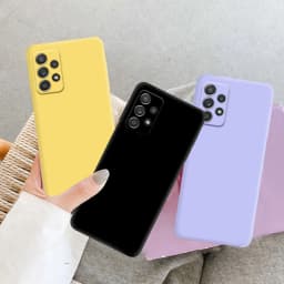Liquid Silicone Soft Case for Samsung Galaxy A52 A72 A13 A23 A33 A53 A73 A04 A04S A04E A14 A24 A34 A54 A22 A32 5G Cover Fundas