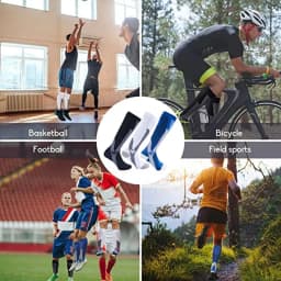 2/3/4 Pairs Running Men Compression Socks Fit Varicose Veins Football Soccer Stockings 30 Mmhg Atheletic Men Women Sports Socks