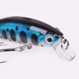 1Pcs 5.5cm 6g Fishing Lures Quality Minnow Lure 3D Eyes Plastic Artificial Hard Bait Pesca Jig Sink Slowly Wobblers Crankbait