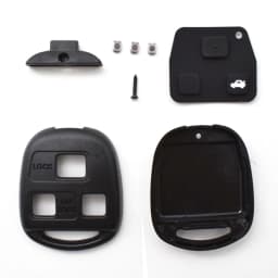 2 3 Button Switch Remote Car Key Shell Case Cover Pad For Toyota RAV4 Prado Corolla Land Cruiser Previa Tarago Pixis Rush Celica