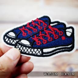 Dinosaur Eye Cat Heart Shoes Patches Embroidery For T-Shirt Iron On Appliques Clothes Jeans Stickers Badges Lightning Hand Beer