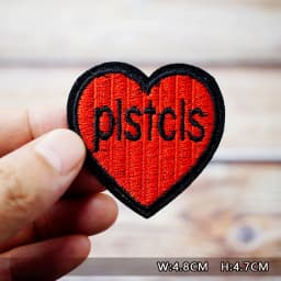 Dinosaur Eye Cat Heart Shoes Patches Embroidery For T-Shirt Iron On Appliques Clothes Jeans Stickers Badges Lightning Hand Beer