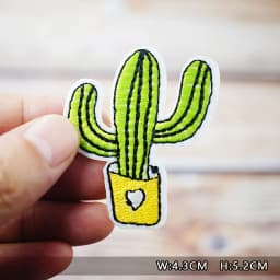 Dinosaur Eye Cat Heart Shoes Patches Embroidery For T-Shirt Iron On Appliques Clothes Jeans Stickers Badges Lightning Hand Beer