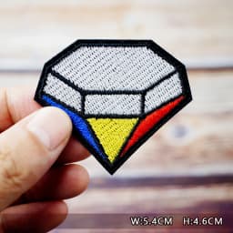 Dinosaur Eye Cat Heart Shoes Patches Embroidery For T-Shirt Iron On Appliques Clothes Jeans Stickers Badges Lightning Hand Beer