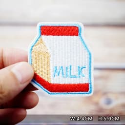 Dinosaur Eye Cat Heart Shoes Patches Embroidery For T-Shirt Iron On Appliques Clothes Jeans Stickers Badges Lightning Hand Beer