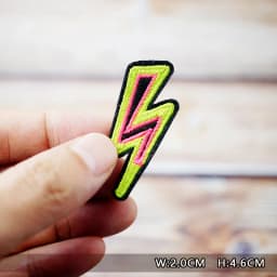 Dinosaur Eye Cat Heart Shoes Patches Embroidery For T-Shirt Iron On Appliques Clothes Jeans Stickers Badges Lightning Hand Beer