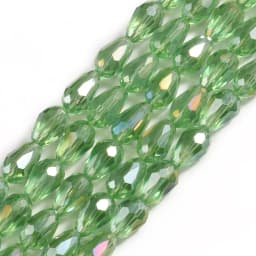 8x12mm Multicolor Faceted Water Drop Austria Crystal Glass Beads Briolette Teardrop Loose Beads for Jewelry Making Diy Bracelets
