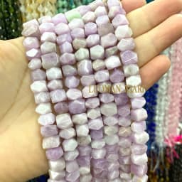 Wholesale 100% Natural Amethysts Lemon Citrines Prehnite Mix Wheel Faceted Stone Beads For Jewelry Making DIY Bracelet 6-11MM