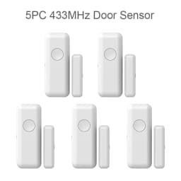 PGST Tuya 433MHz Magnetic Door Alarm Sensor Smart Home Life Window Door Sensor For House Alarm Security Protection System