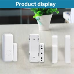 PGST Tuya 433MHz Magnetic Door Alarm Sensor Smart Home Life Window Door Sensor For House Alarm Security Protection System
