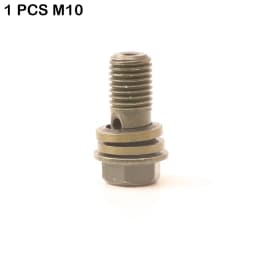 Universal M8/M10x1.25 Brake Master Cylinder Oil Hose Screw Banjo Bolt for Honda Yamaha Suzuki Motorcycle ATV Kart Connector End