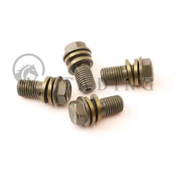Universal M8/M10x1.25 Brake Master Cylinder Oil Hose Screw Banjo Bolt for Honda Yamaha Suzuki Motorcycle ATV Kart Connector End