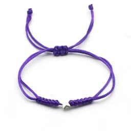 Silver Color Five Pointed Star Women Bracelet Handmade Braid Simple Adjustable Red String Charm Bracelets for Women Girl Jewelry