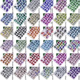 Exquisite All Sizes Sewing Rhinestone Color Crystal AB Popular Sewing Crystal Stone 2 Hole Clothes DIY Making Wedding Dress Shoe