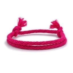 Meetvii Lucky Pure Colour Rope Bracelet Women Men Handmade Woven Cotton String Bracelet Couple Friendship Jewelry 14 Colors