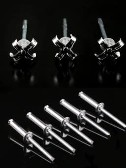 30/50pcs Aluminium Blind Rivet Pulling Rivets 3.2 4.0 5.0mm Aluminum Rivet