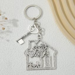 Family Keychain Dad Mom Child Love House Key Ring Kinship Key Chains For Women Men Handbag Accessorie Handmade Jewelry Gifts