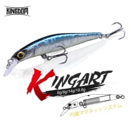 Kingdom KINGART Fishing Lures Artificial 6g 9g 14g 18.5g 60mm 80mm 105mm Sinking MinnowHard Baits Crankbait Fishing Tackle