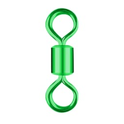 DNDYUJU 50/100pcs 5Color Bearing Swivel Fishing Connector Barrel Rolling Swivel Hooked Snap Fishhook Lure Fishing Accessories