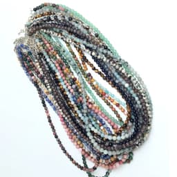 Ladies Natural Labradorite Tiger Eye Stone Agate 4mm Beads Necklace Collier Femme Choker Wedding Bridal Jewelry Party Gifts