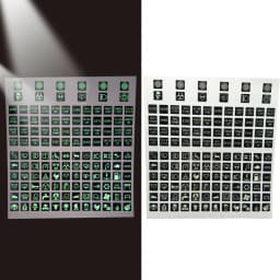 120 Sticker Rocker Switch Label Decal Circuit Panel Glow Luminous Sticker for Car Marine Boat Switches Relays Decoration Labels
